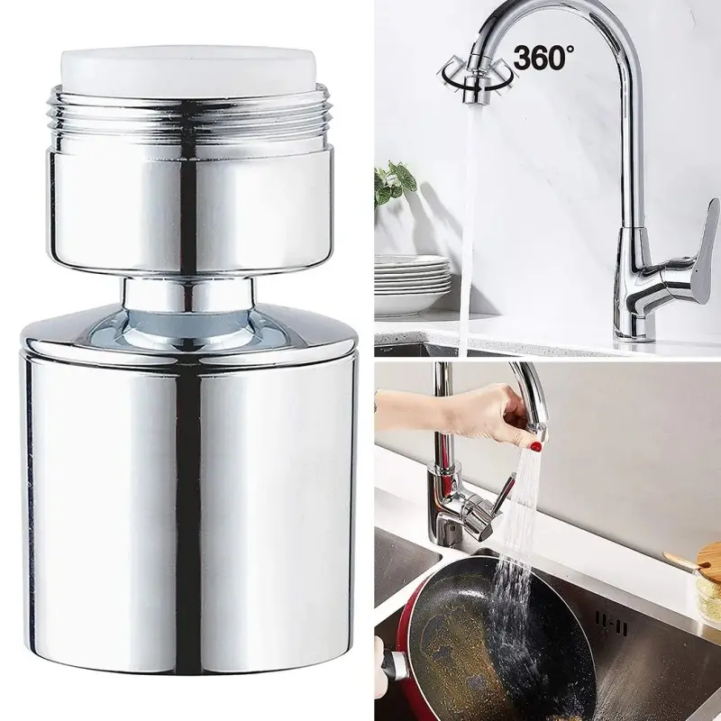 Kitchen Water Faucet Aerator 360 Degree Swivel Tap Universal Bathroom Water Tap Filter Nozzle Diffuser Adapter Filter Nozzle