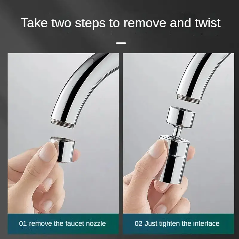 Kitchen Water Faucet Aerator 360 Degree Swivel Tap Universal Bathroom Water Tap Filter Nozzle Diffuser Adapter Filter Nozzle