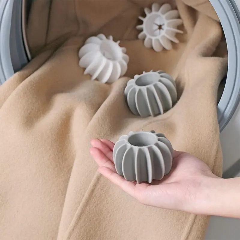 Laundry Ball Reusable Anti-tangle Silicone Clothes Hair Cleaning Tools Washing Machine  Cat Hair Catcher Laundry Ball