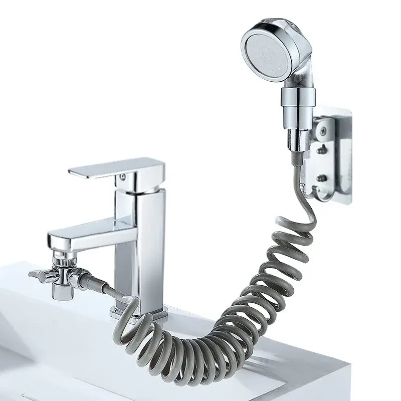 Water Tap Connector Switch Faucet Adapter Kitchen Sink Splitter Diverter Valve for Toilet Shower Bathoom ColdHot Water Separator
