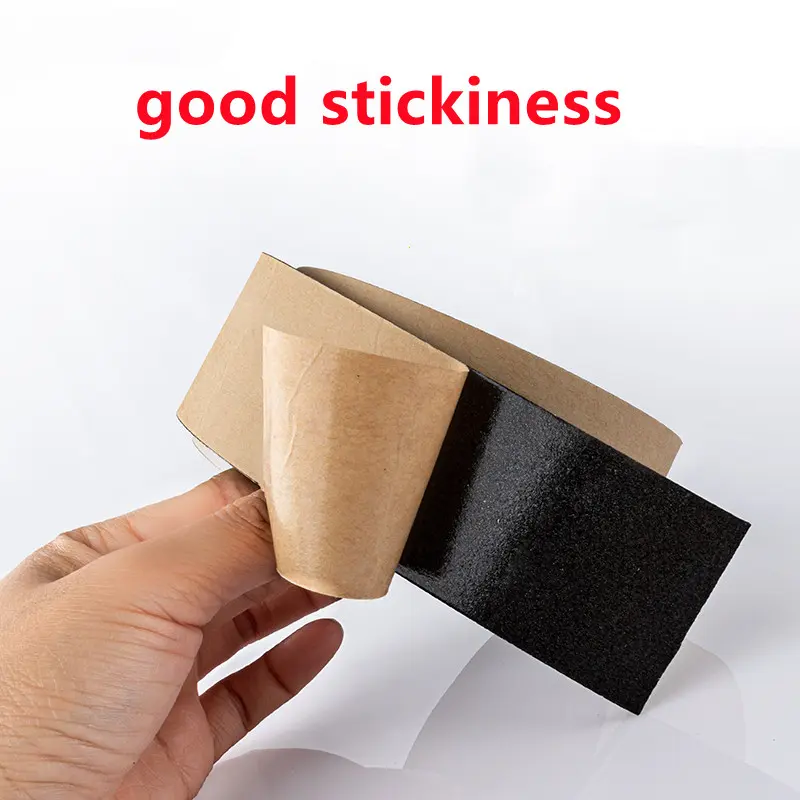2-10M Rubber Self Adhesive Sponge Seal Strip Strong Single Sided Adhesive EVA Black Foam Soundproof Strip Anti-collision Gasket