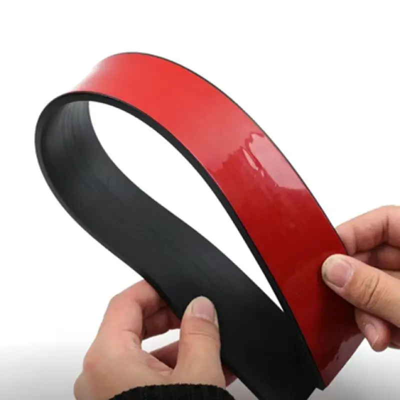 50cm Black Silicone Rubber Strip Self Adhesive Sealing Strip Anti-skid High Temperature Resistant Durable Anti-collision Gasket