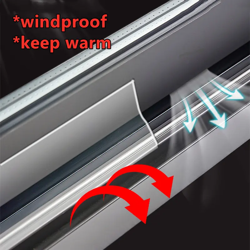 5M Door Bottom Seal Strip Weather Window Rubber Seal Weatherstrip Windproof Dust Self Adhesive Door Windshield Sealing Tape
