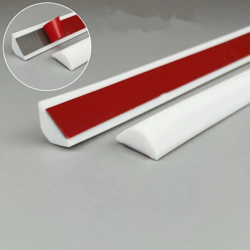 Bathroom Water Stopper Water Retaining Bendable Strip Dry &Wet Separation Silicone Seal Strip Blocker Shower Dam Flood Barrier