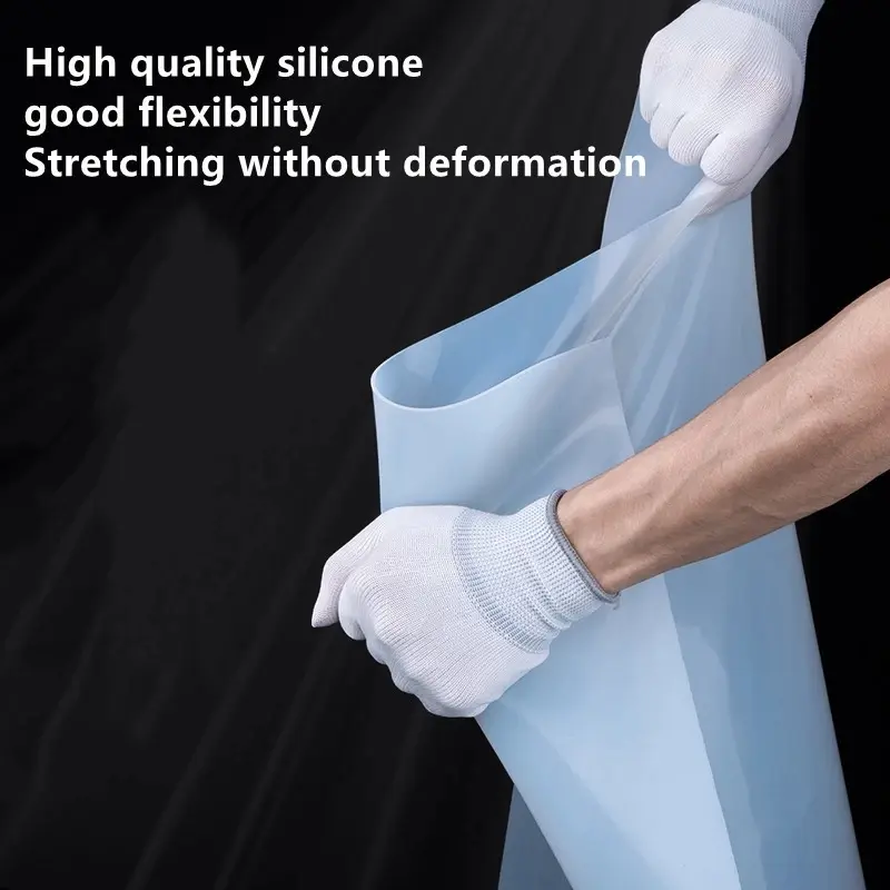 White Silicone Gasket Clear Mat Resin Pad 1mm 2mm 3mm High Temperature No Peculiar Smell Resistance Silicone Rubber Sheet