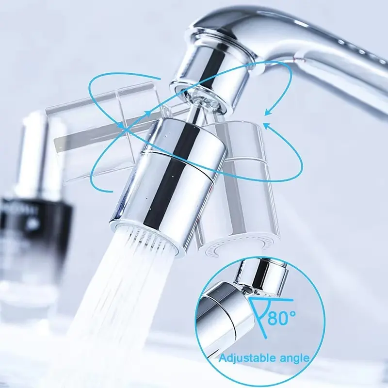 New Kitchen Faucet Aerator 360 Degree Swivel Tap Water Diffuser FM22 Thread Bathroom Water Filter Nozzle Water Tap Bubbler Mixer