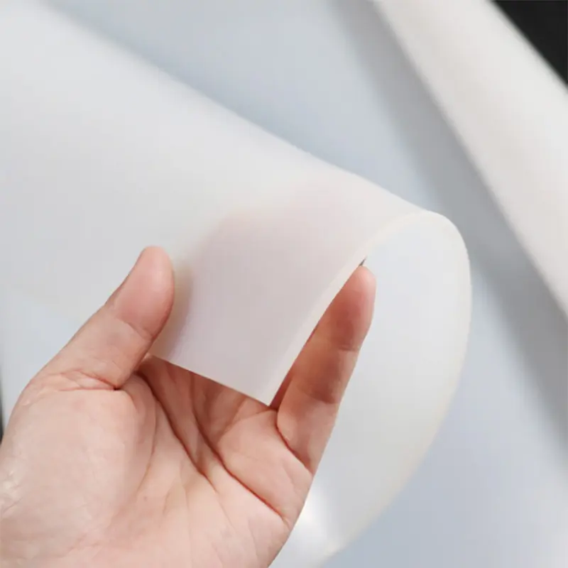 White Silicone Gasket Clear Mat Resin Pad 1mm 2mm 3mm High Temperature No Peculiar Smell Resistance Silicone Rubber Sheet