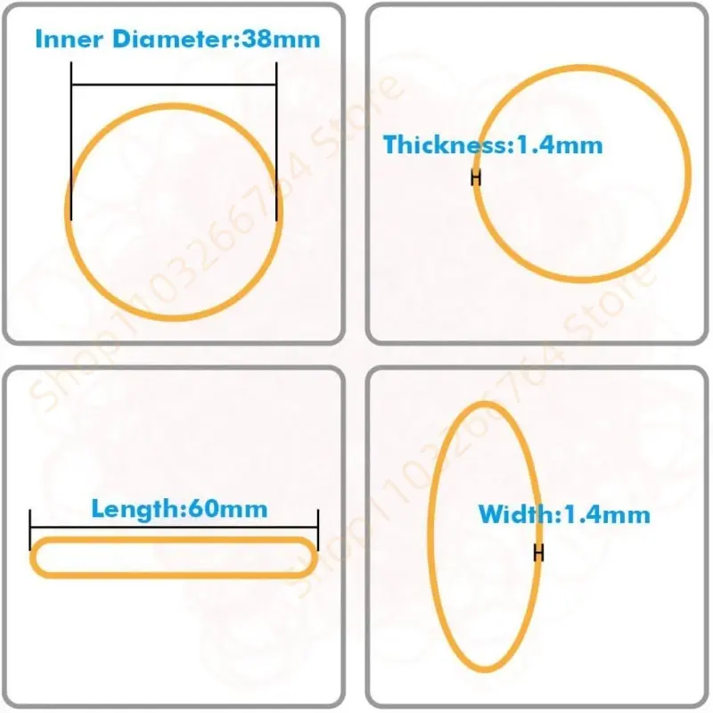 50g Colorful Yellow Elastic Rubber Bands School Office Home Industrial Ring Stretchable Paper Package Holder Rubber Band