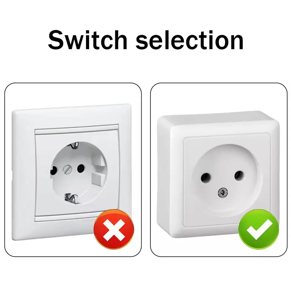 10Pcs Baby Safety Socket Covers Children's Safety European Regulations Socket Cover Power Supply Safety Cover Power Socket