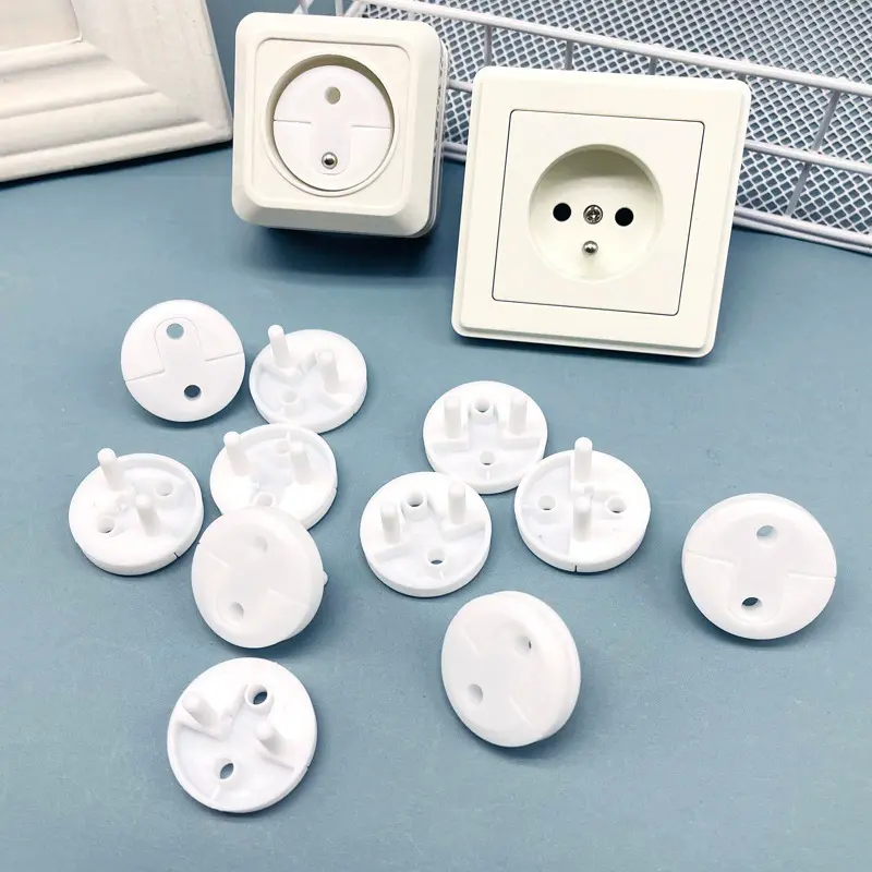 10Pcs Baby Safety Socket Covers Children's Safety European Regulations Socket Cover Power Supply Safety Cover Power Socket
