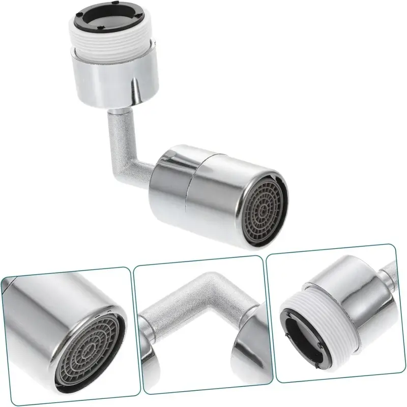 720°Universal Faucet Kitchen Bathroom Pressurized Extension Foaming Faucet Dishwashing Wash Face Rinsing Splash Proof Head