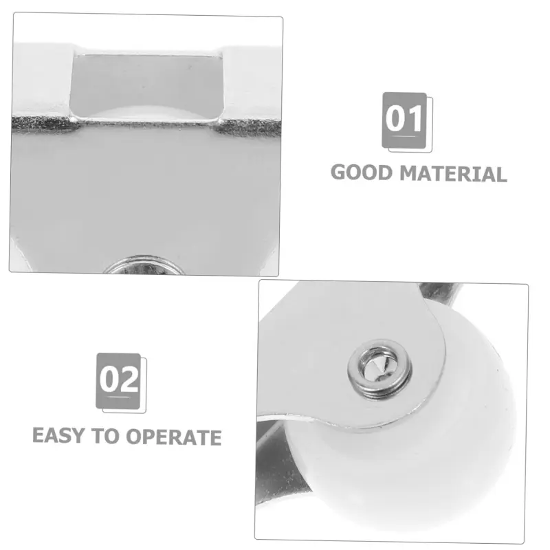 8/16Pieces 1Inch Silent Multipurpose Furniture Linear Wheel Small Wheel Castors for Workbench Shopping Carts Shelves Table Chair