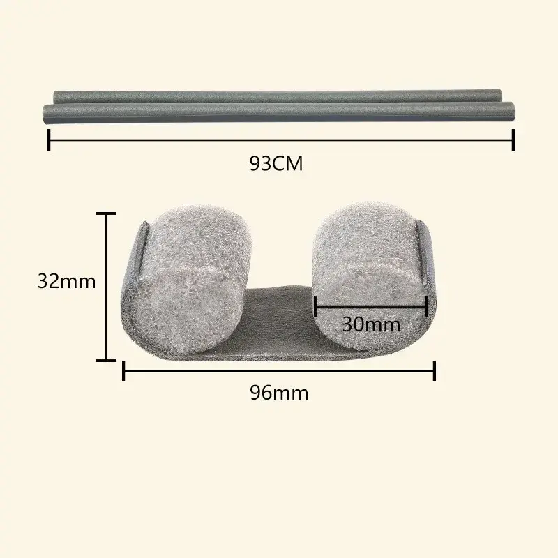 Windproof Seal Strip Sealer Soundproof Draught Excluder Stopper Door Bottom Guard Double Protector Doorstop Dust-proof Blocker