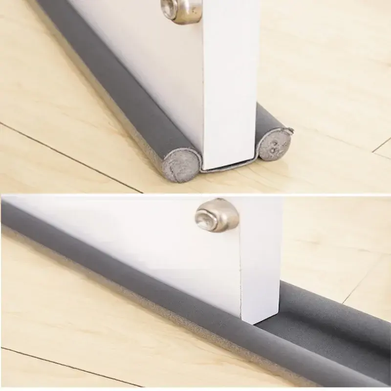 Windproof Seal Strip Sealer Soundproof Draught Excluder Stopper Door Bottom Guard Double Protector Doorstop Dust-proof Blocker