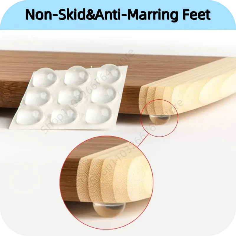 100Pcs Strong Self-Adhesive Clear Door Stopper Rubber Damper Buffer Cabinet Bumpers Furniture Dots Cushion Protective Pads