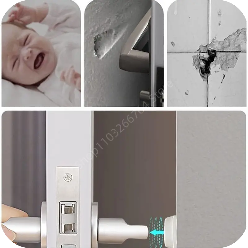 100Pcs Strong Self-Adhesive Clear Door Stopper Rubber Damper Buffer Cabinet Bumpers Furniture Dots Cushion Protective Pads
