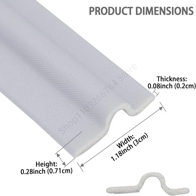 10/40m Window Sealing Strip Acoustic Foam Sliding Strip Door Windproof Soundproof Cotton Seal Door Gap Sound Sealing Strip