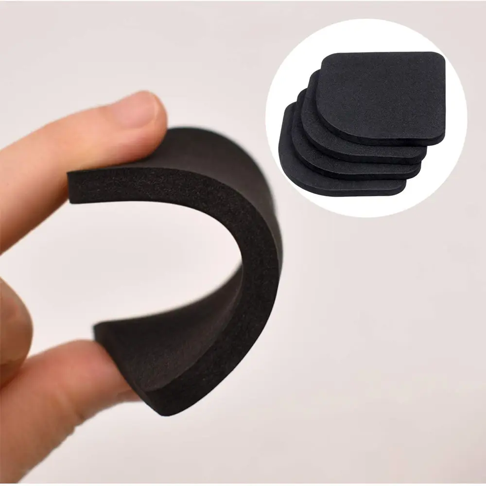 4Pcs Square Anti Vibration Pad Washing Machine Shock Pads Multifunctional Anti Vibration Mat Non-slip Mats Stand Refrigerator