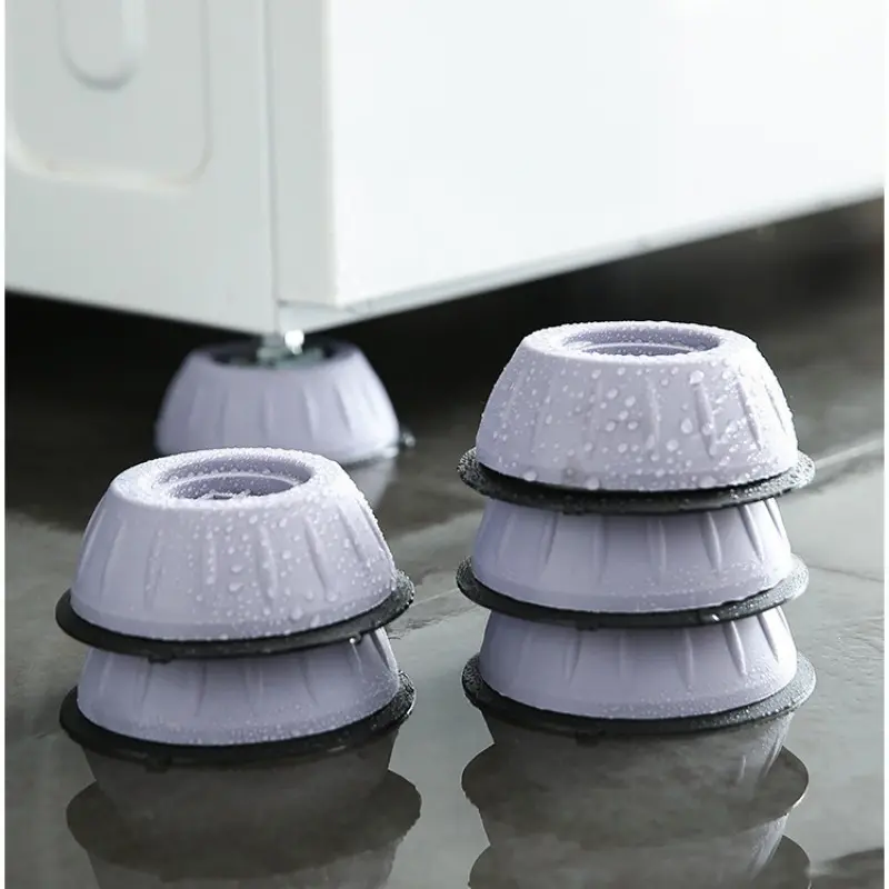 4Pcs Square Anti Vibration Pad Washing Machine Shock Pads Multifunctional Anti Vibration Mat Non-slip Mats Stand Refrigerator