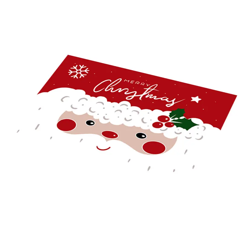 PVC Placemat Home Kitchen Non-Slip Teslin Christmas Place Mat for Dining Table Decoration Hotel Cutlery Mat Printed Table Mat