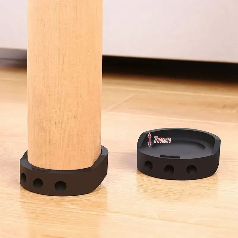 4Pcs Furniture Feet Pads Washing Machine Refrigerator Base Fixed Non-Slip Anti Vibration Pad Cabinet Table Sofa Heightening Mat