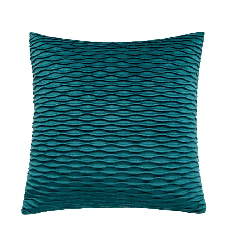 Solid Color Dutch Velvet Pleated Pillowcase Home Decor Throw Pillow Case Cover Sofa Bedroom Living Room Decorative Pillow Case