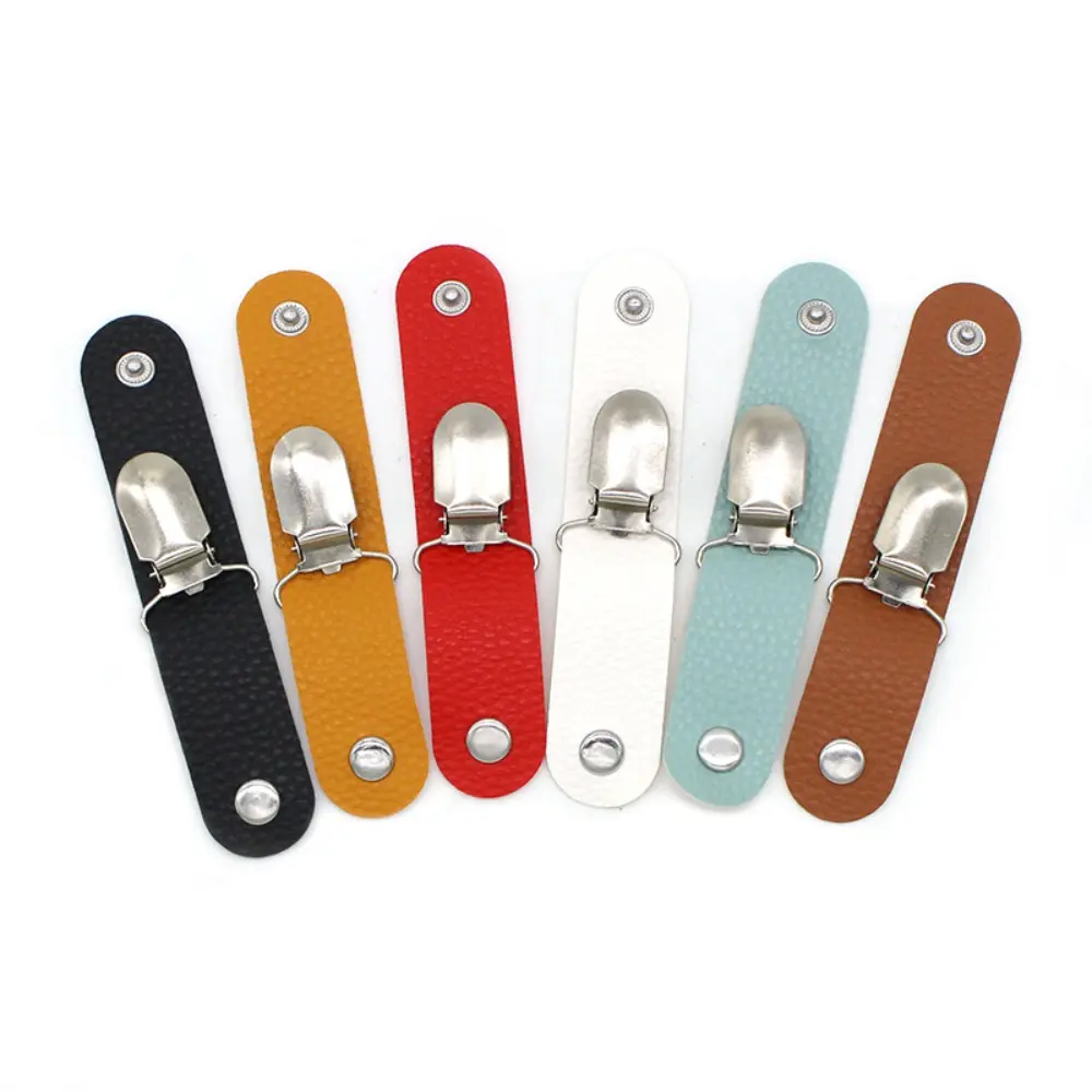 PU Leather Hat Clip for Traveling Hanging on Bag Handbag Backpack Luggage for Kid Adult Outdoor Travel Camping Beach Accessories