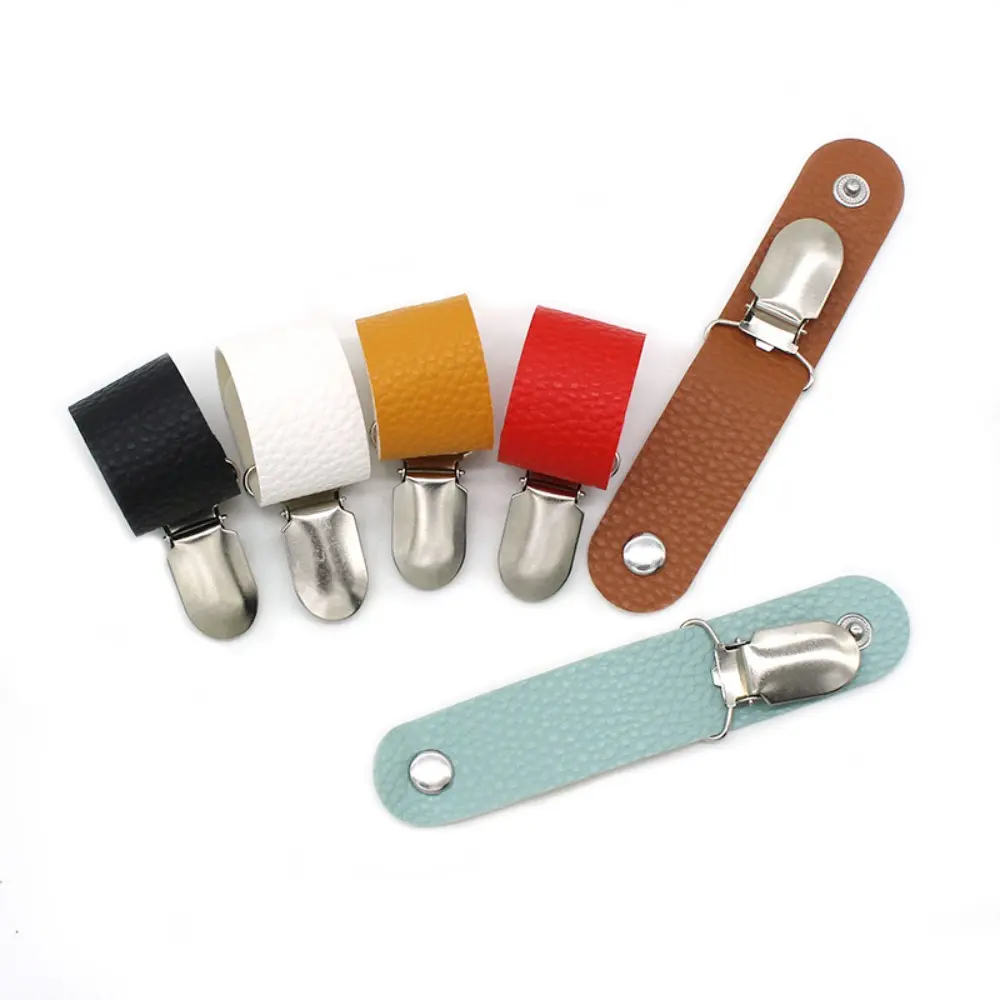 PU Leather Hat Clip for Traveling Hanging on Bag Handbag Backpack Luggage for Kid Adult Outdoor Travel Camping Beach Accessories