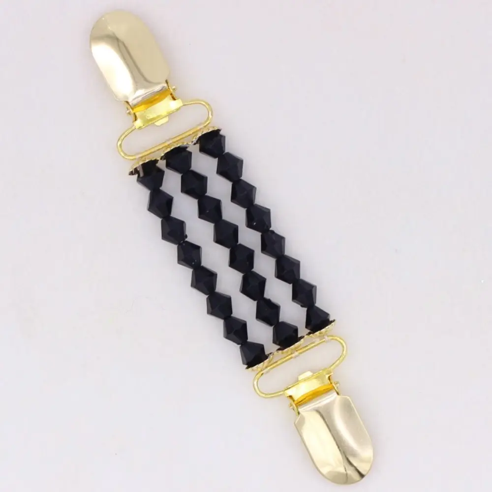 1 Pcs Sweater Shawl Clip Retro Cardigan Collar Dress Shirt Clip Waist Back Cinch Rhinestone Pearl Brooch for Women Girl Clothing