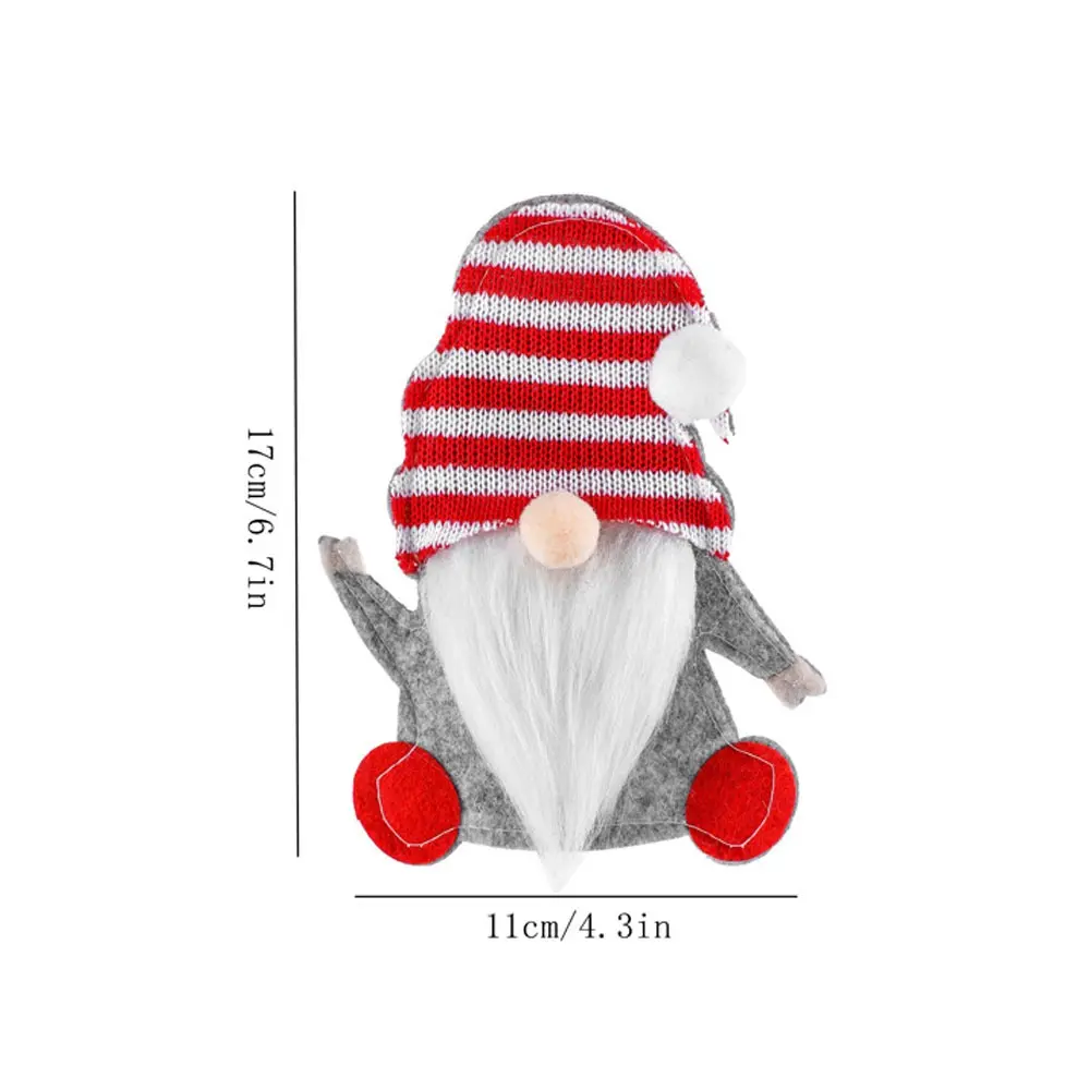 Christmas Cutlery Holder Faceless Old Man Fork Knife Cutlery Bags Xmas Tableware Covers for Christmas Home Kitchen Decorations