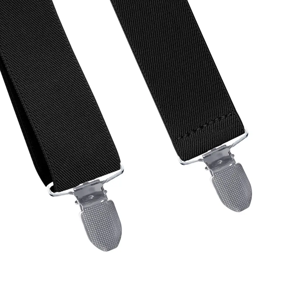 Fashion Suspenders for Men Women 3.5cm Y-Back 3 Clips Adjustable Elastic Shirt Trouser Braces Strap Belt Gifts for Dad Husband