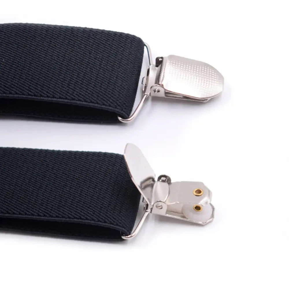 Fashion Suspenders for Men Women 3.5cm Y-Back 3 Clips Adjustable Elastic Shirt Trouser Braces Strap Belt Gifts for Dad Husband