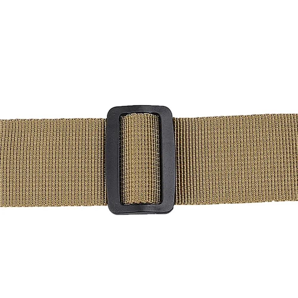 Double Point Tactical Rifle Sling with Metal Hooks Nylon Adjustable Gun Shoulder Straps for Men Outdoors Hunting Shooting Combat