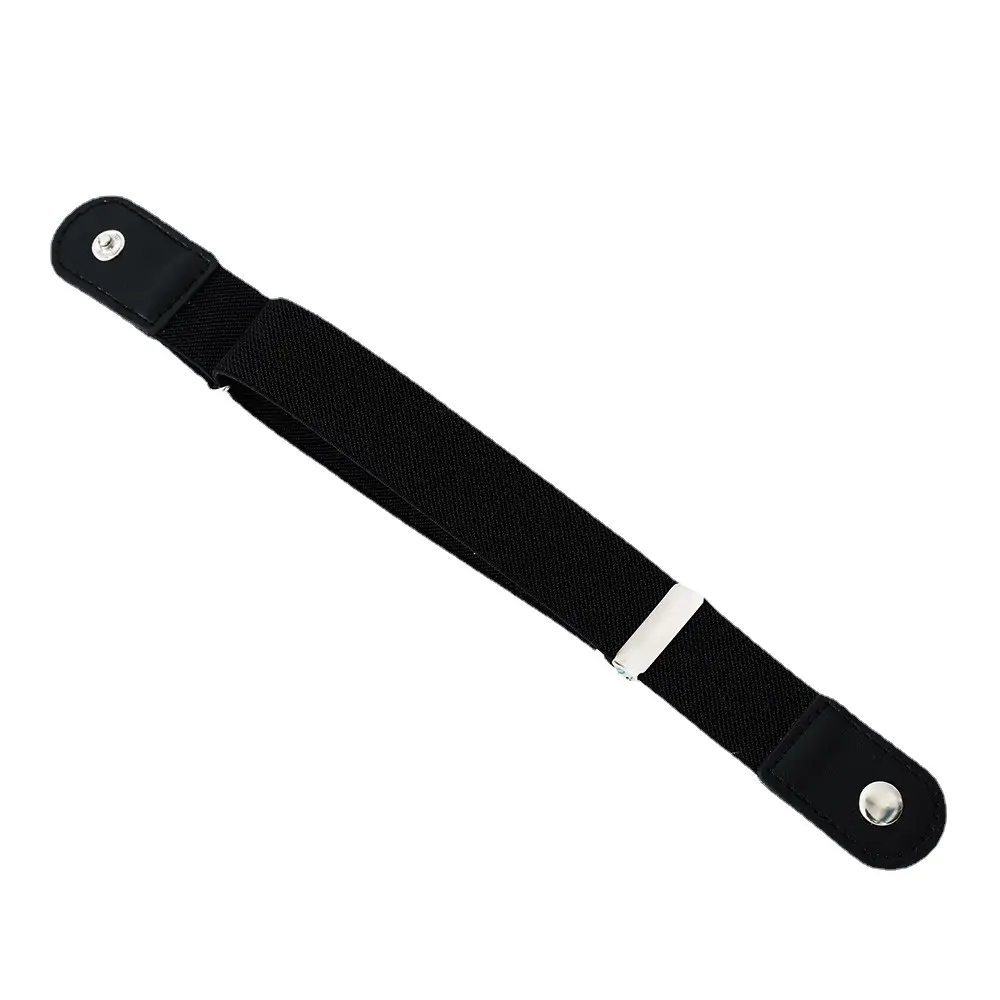2pcs No Buckle Stretch Belt for Women Men Girls Boys Junior Jeans Pants Comfortable Buckle Free Invisible Elastic Waist Belt