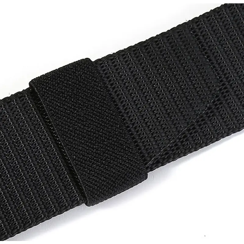 Plastic Buckle Nylon Canvas Belt Men Women Outdoor Work, 1.5inch Wide Metal-free Military Tactical Waist Belt Airport Friendly