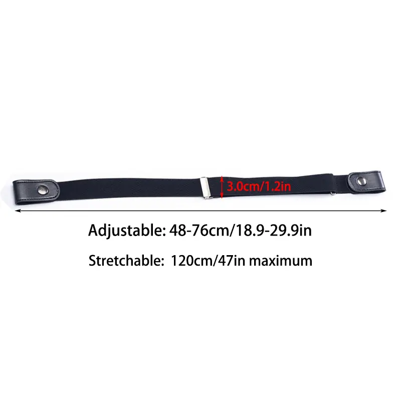 Buckle-Free Belt for Women Girls Jeans Pants Dress No Buckle Stretch Elastic Waist Belt, No Bulge, No Hassle Belts