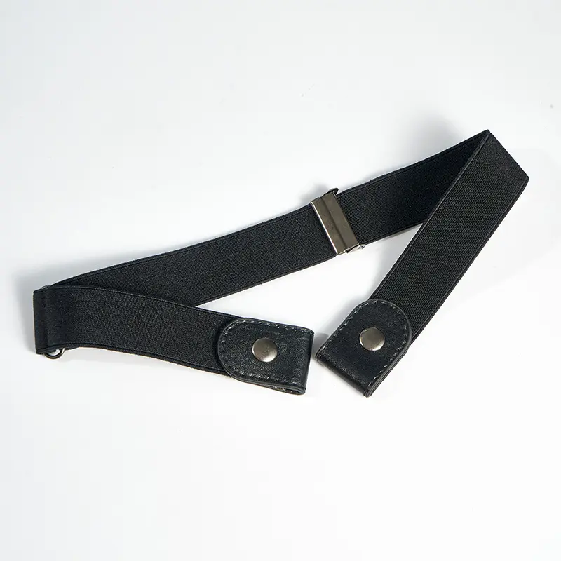 Buckle-Free Belt for Women Girls Jeans Pants Dress No Buckle Stretch Elastic Waist Belt, No Bulge, No Hassle Belts