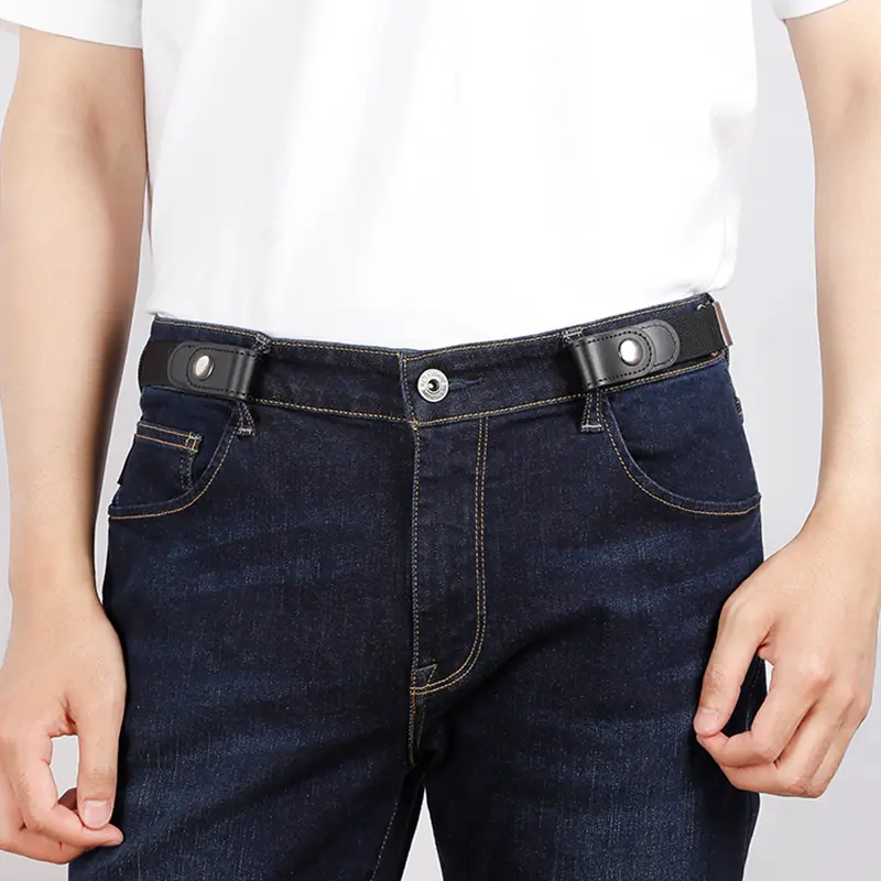 Buckle-Free Belt for Women Girls Jeans Pants Dress No Buckle Stretch Elastic Waist Belt, No Bulge, No Hassle Belts