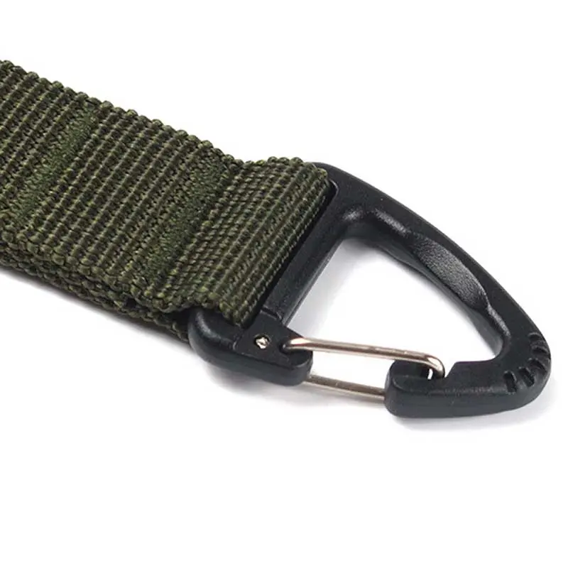 Molle Webbing Backpack Buckle Carabiners Double-Point Triangle Tactical Hanging Buckle Outdoor Camping Hiking Climbing Accessory