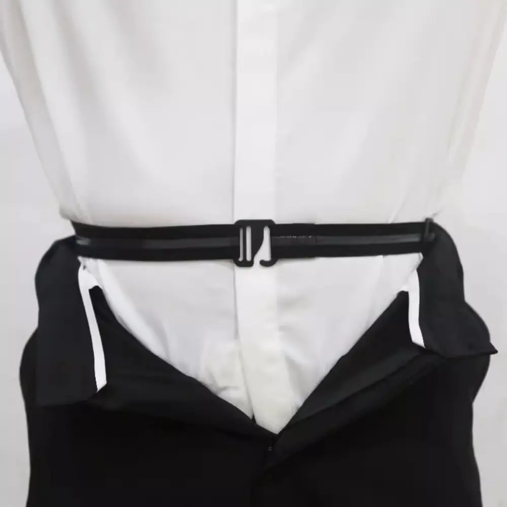Men's Adjustable  Elastic Shirt Stay Belt Keep Shirt Tucked It in All Day
