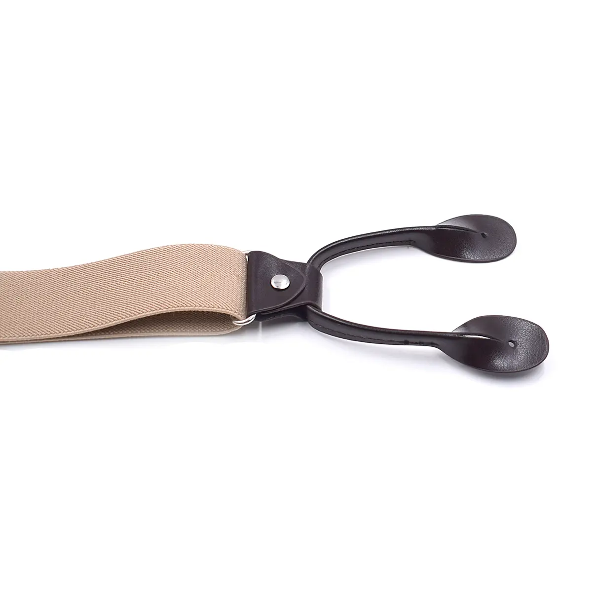 Vintage Suspenders Men Women Adult Leather Trimmed Button End Y Back Adjustable Elastic Trouser Braces Straps Belt Wedding Party