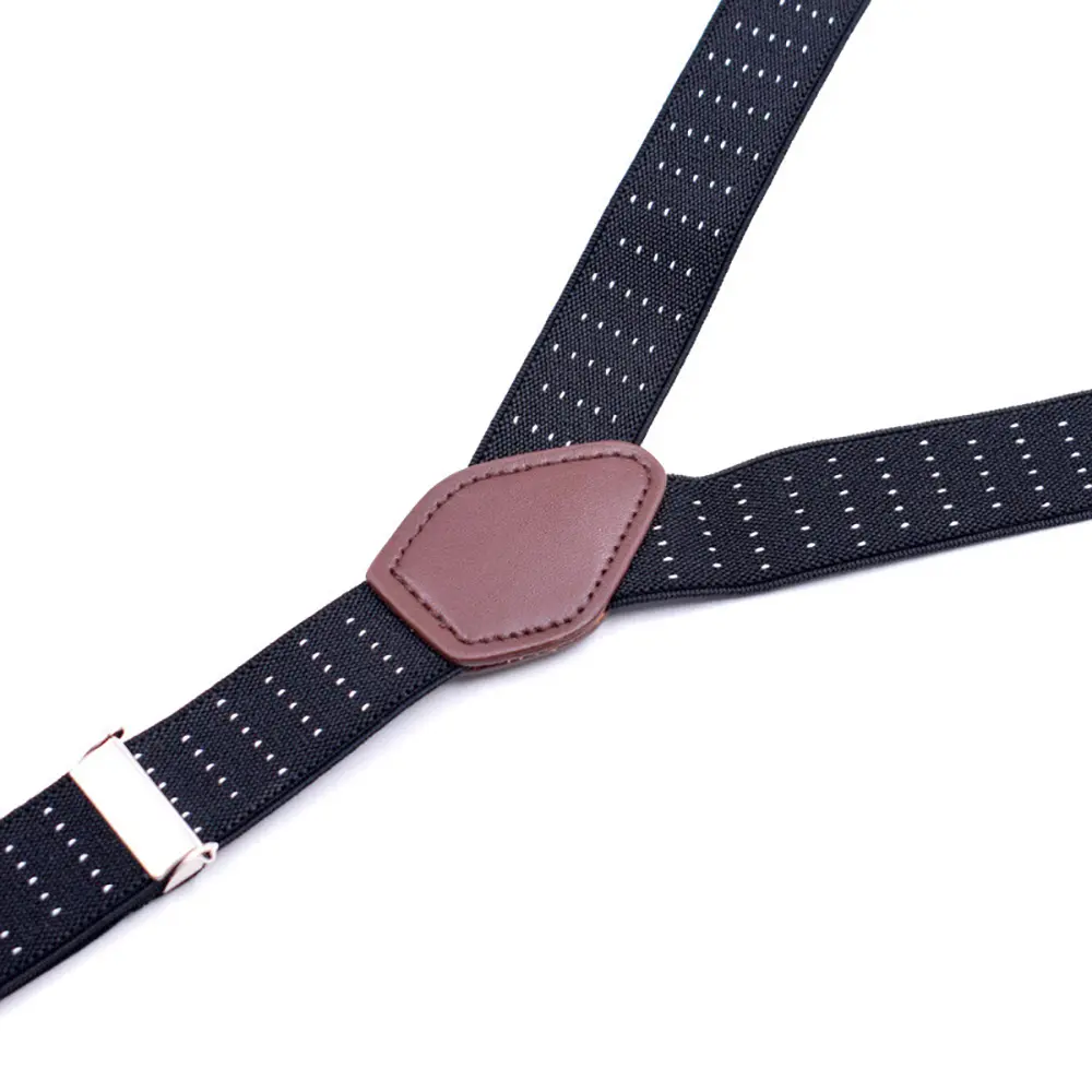 2pcs Men's Shirt Holders Stays Y-Style Adjustable Elastic Leg Suspenders Straps Non-slip Clips Sock Garter Clamps for Military