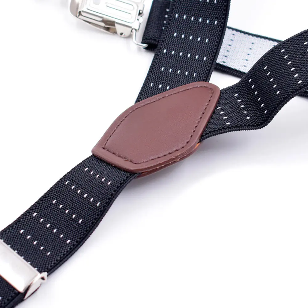2pcs Men's Shirt Holders Stays Y-Style Adjustable Elastic Leg Suspenders Straps Non-slip Clips Sock Garter Clamps for Military