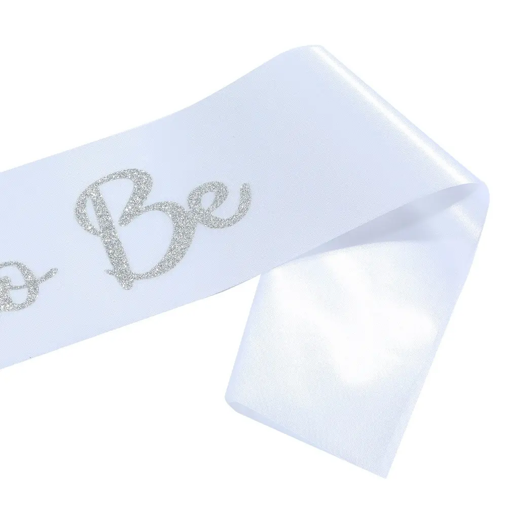 1 Piece Bride To Be Sash Bride Satin Sash Favor Gifts for Girls Hen Night Bachelorette Wedding Party Decorations Supplies