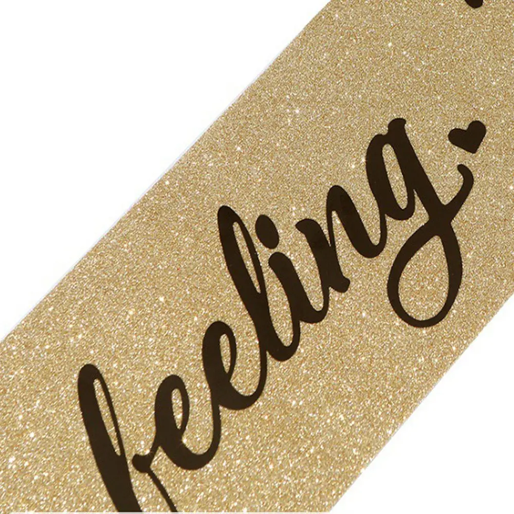 I'm Feeling 22 Tiara and Sash 22nd Birthday Glitter Sash and Crystal Tiara for Girl Happy 22 Birthday Party Supplies Decorations
