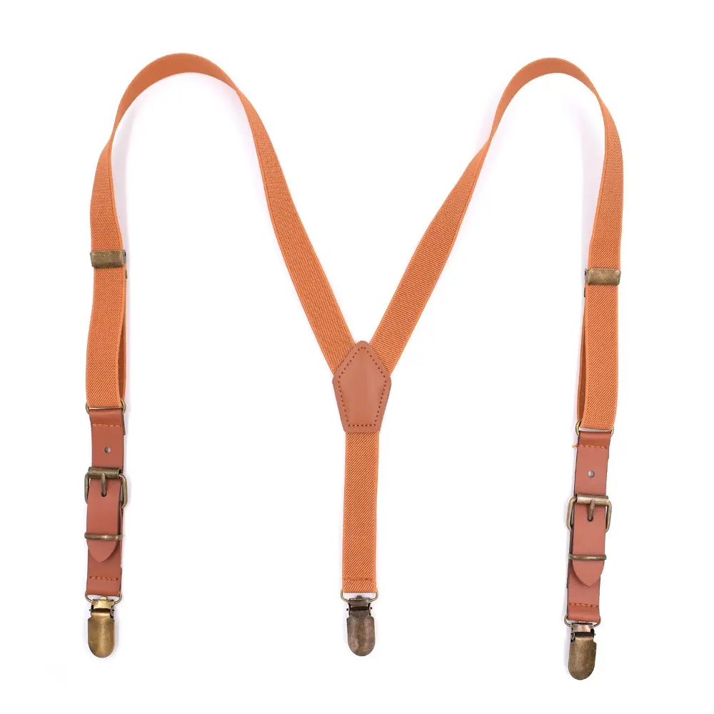 Kids Suspenders 2cm Y-back 3 clips Adjustable Elastic Trouser Braces Suspsneder Belt for Children Boys Girls Fashion Accessories