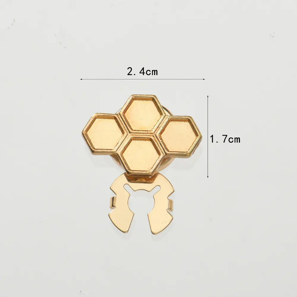 1 Piece Cute Bee Series Button Covers Cufflinks for Men Women Shirt Dress Tuxedo Formal Birthday Wedding Clothing Accessories