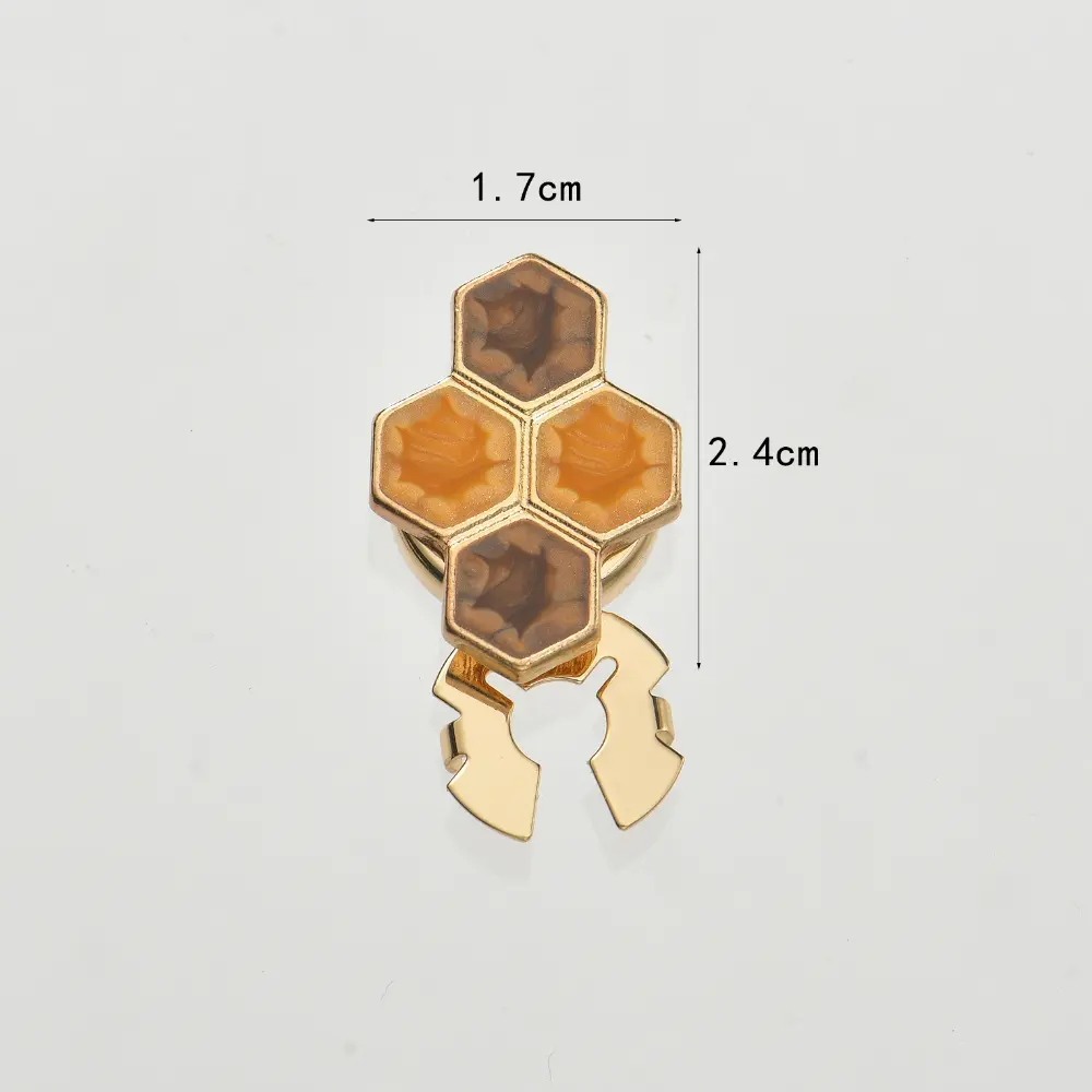 1 Piece Cute Bee Series Button Covers Cufflinks for Men Women Shirt Dress Tuxedo Formal Birthday Wedding Clothing Accessories