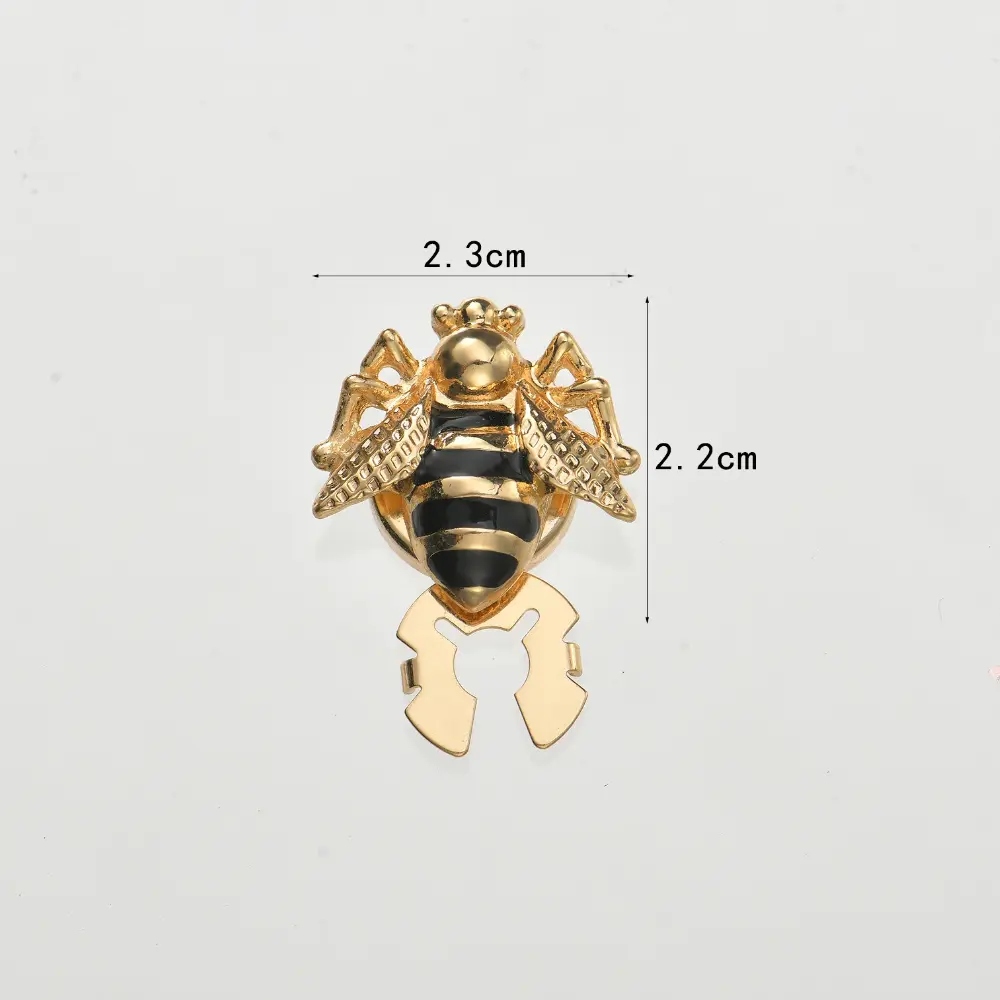1 Piece Cute Bee Series Button Covers Cufflinks for Men Women Shirt Dress Tuxedo Formal Birthday Wedding Clothing Accessories