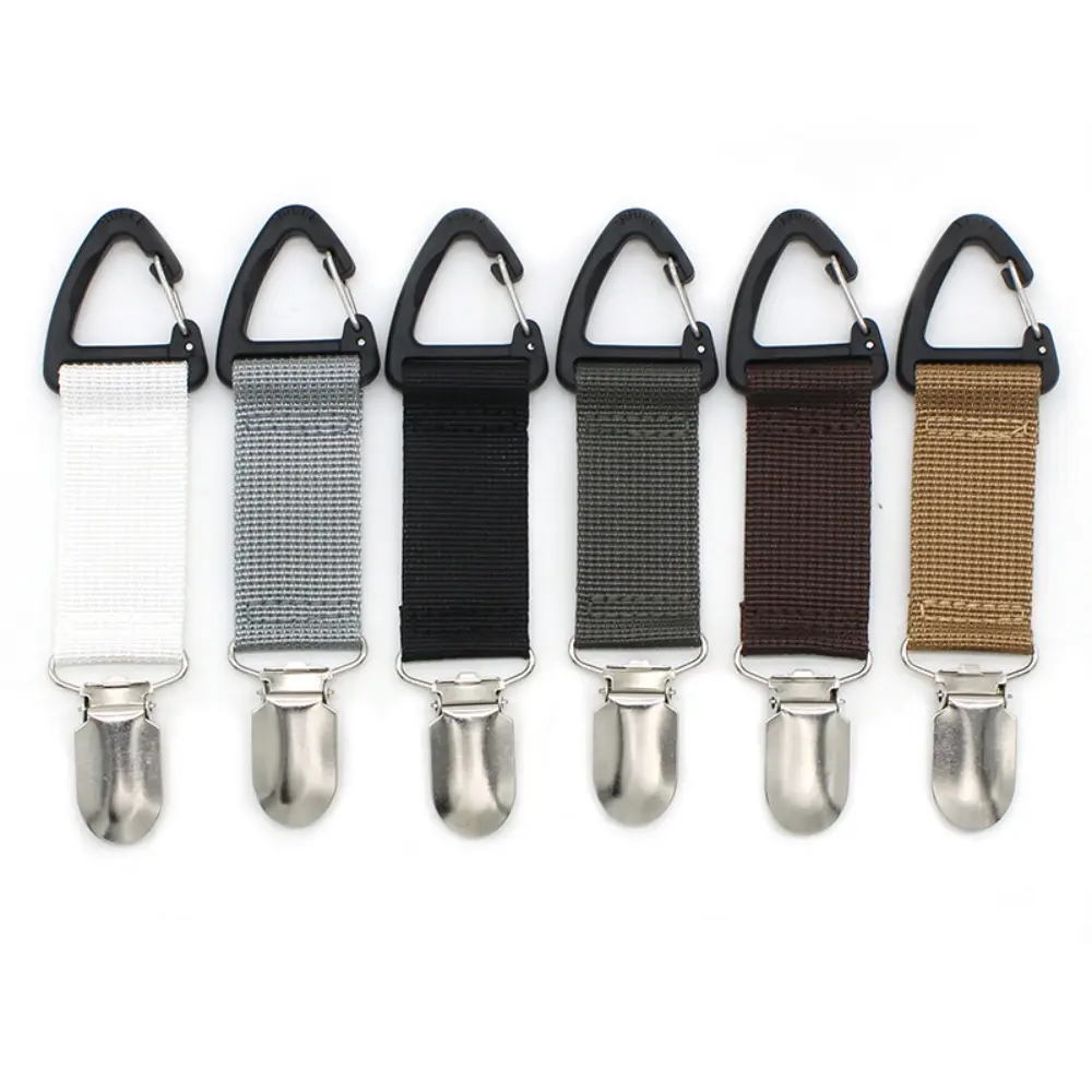 Elastic Hat Clips for Traveling Hanging on Bag Handbag Backpack Luggage for Kids Adults Outdoor Travel Camping Beach Accessories